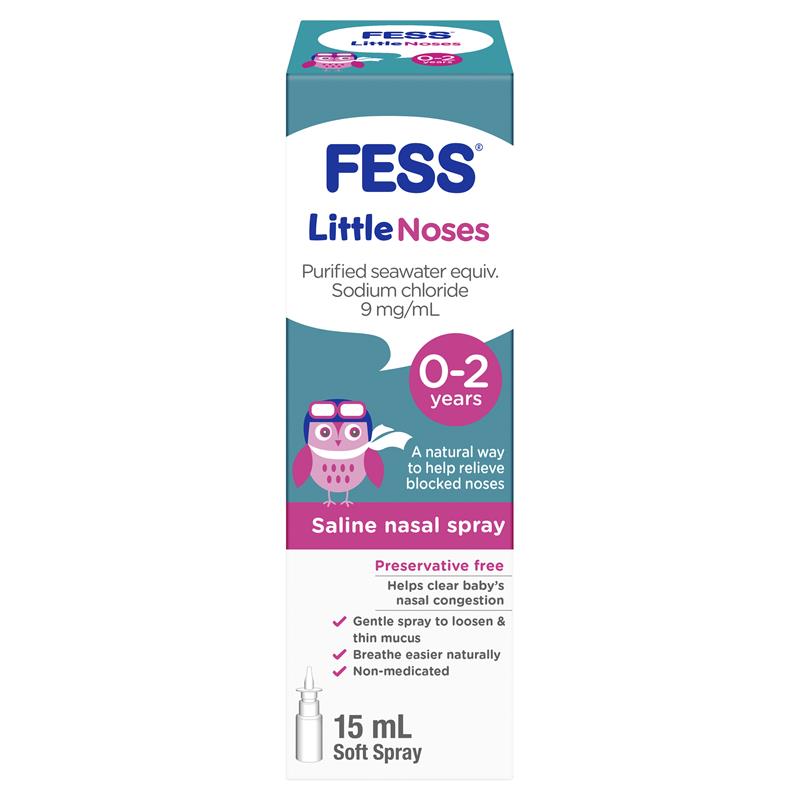Fess Little Noses Saline Nose Spray Single 15ml - GimmeNow