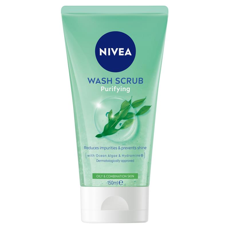 NIVEA Daily Essentials Purifying Face Wash & Scrub 150ml