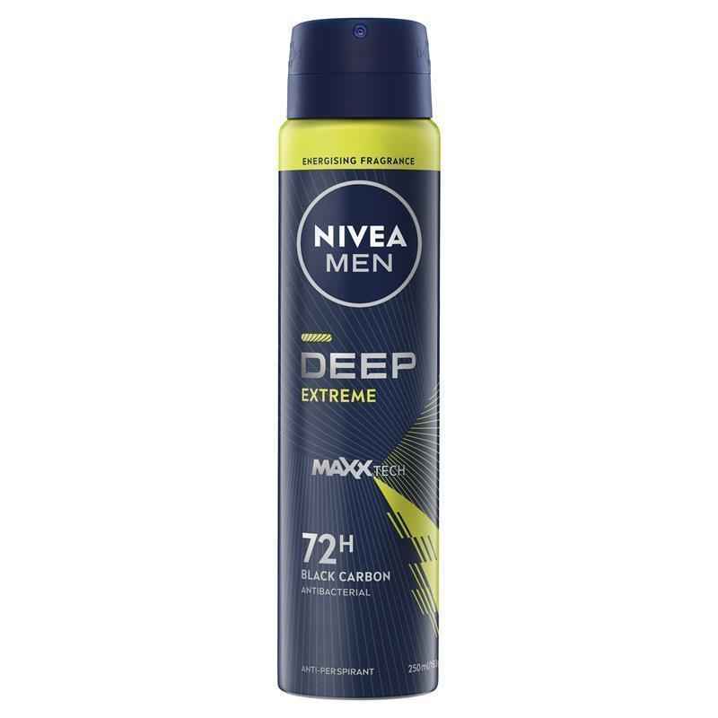 NIVEA MEN Deodorant Deep Extreme 72hr 250ml