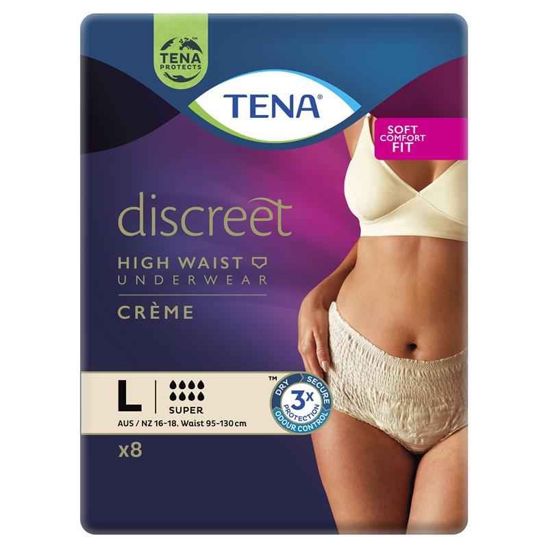 TENA Pant Discreet Super Large Coloured 8 Pack