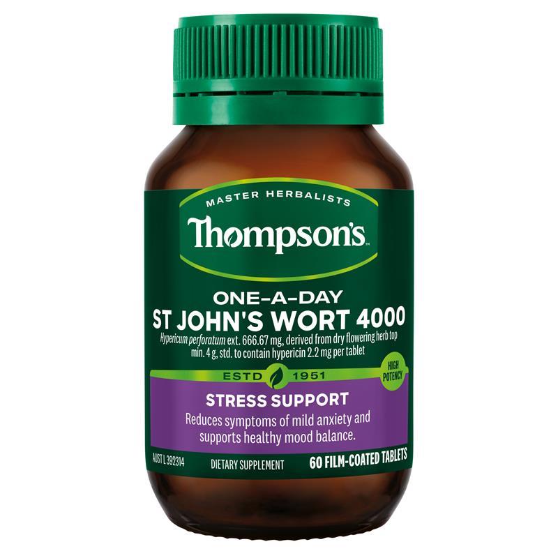 Thompson's One-A-Day St. John's Wort 4000mg 60 Tablets