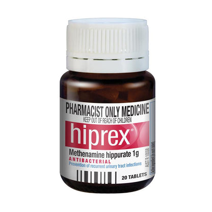Hiprex Urinary Tract Antibacterial Tablets 20 (S3)