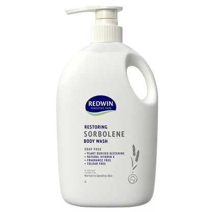 Redwin Sorbolene Body Wash with Vitamin E 1 Litre
