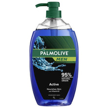 Palmolive Men Body Wash Active with Sea Minerals Shower Gel 1L