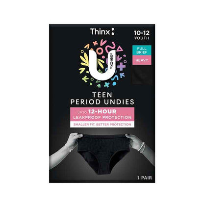 U by Kotex Reusable Period Undies Teen Size 10-12