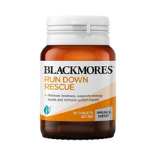 Blackmores Run Down Rescue 30 Tablets - GimmeNow