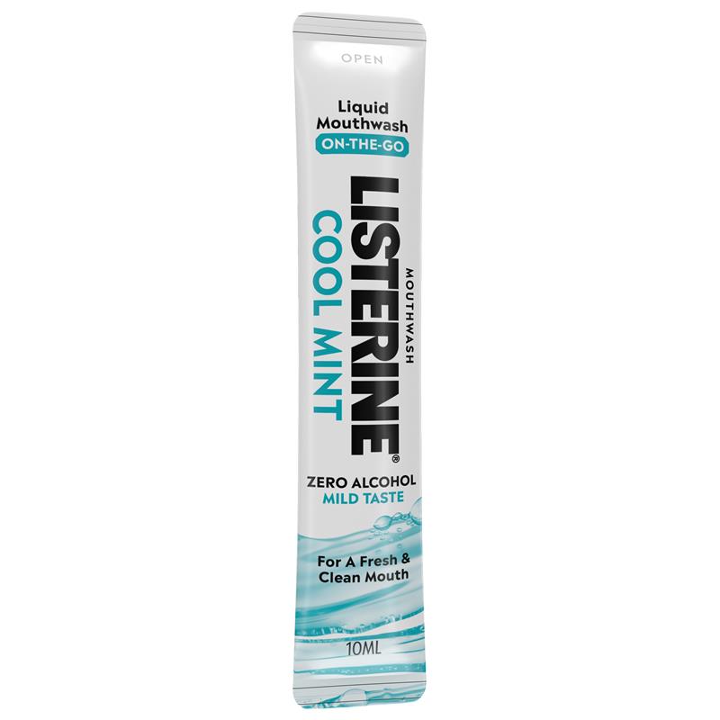 Listerine Mouthwash Cool Mint Zero 10ml x 15 Pack