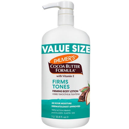 Palmers Cocoa Butter Firms + Tones Body Lotion 1L