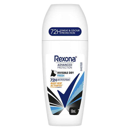 Rexona Women Advanced Antiperspirant Roll On Invisible Dry Fresh 50ml