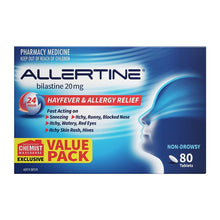 Allertine 20mg 80 Tablets Exclusive Size