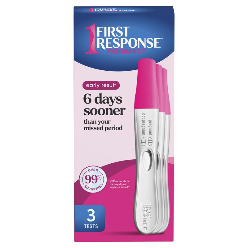 First Response Instream Pregnancy Test 3 Tests
