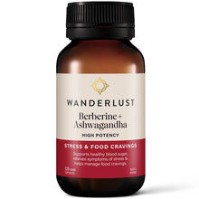Wanderlust Berberine + Ashwagandha 120 Capsules