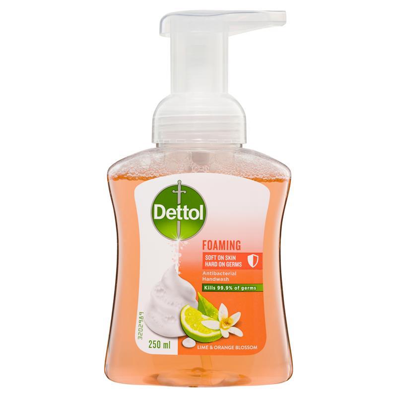 Dettol Antibacterial Foaming Hand Wash Lime & Orange Blossom 250ml