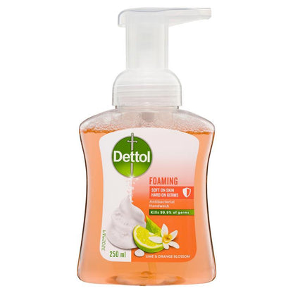 Dettol Antibacterial Foaming Hand Wash Lime & Orange Blossom 250ml