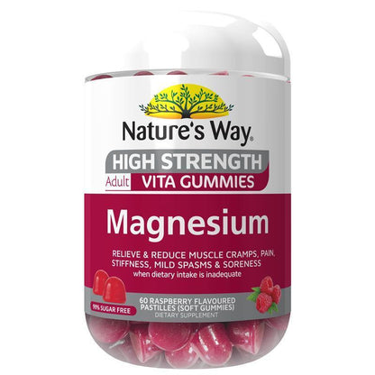 Nature's Way Extra Strength Magnesium Gummies 60 Pack