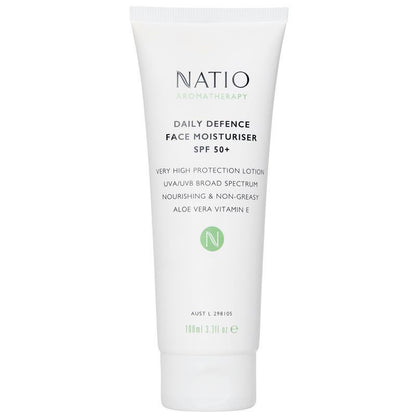 Natio Daily Defence Face Moisturiser SPF 50+ 100ml
