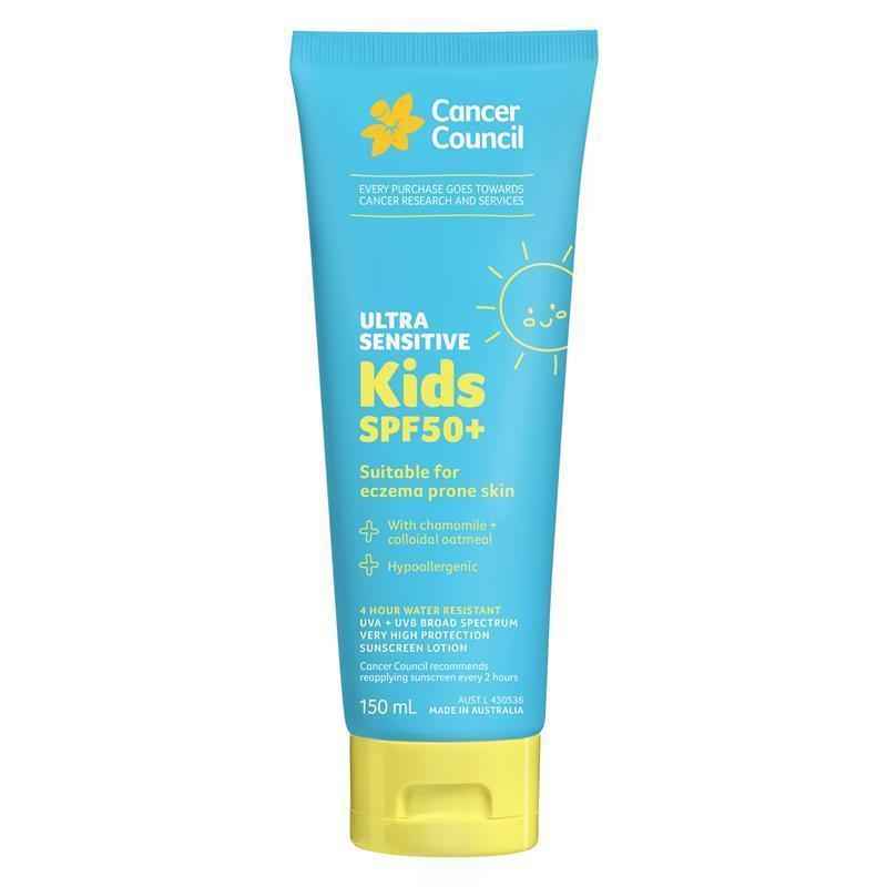 Cancer Council SPF50+ Ultra Sensitive Kids 150ml