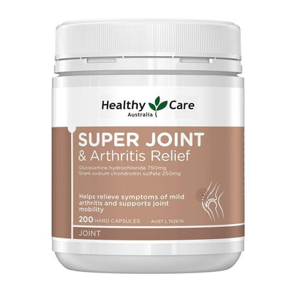 Healthy Care Super Joint & Arthritis Relief 200 Capsules