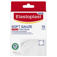 Elastoplast Soft Gauze Sterile 7.5cm x 7.5cm 10 Pack - GimmeNow