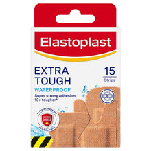 Elastoplast Extra Tough Waterproof Assorted 15 Strips
