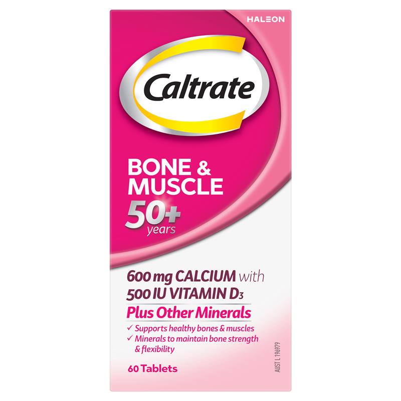 Caltrate Bone & Muscle 50+ 60 Tablets - GimmeNow