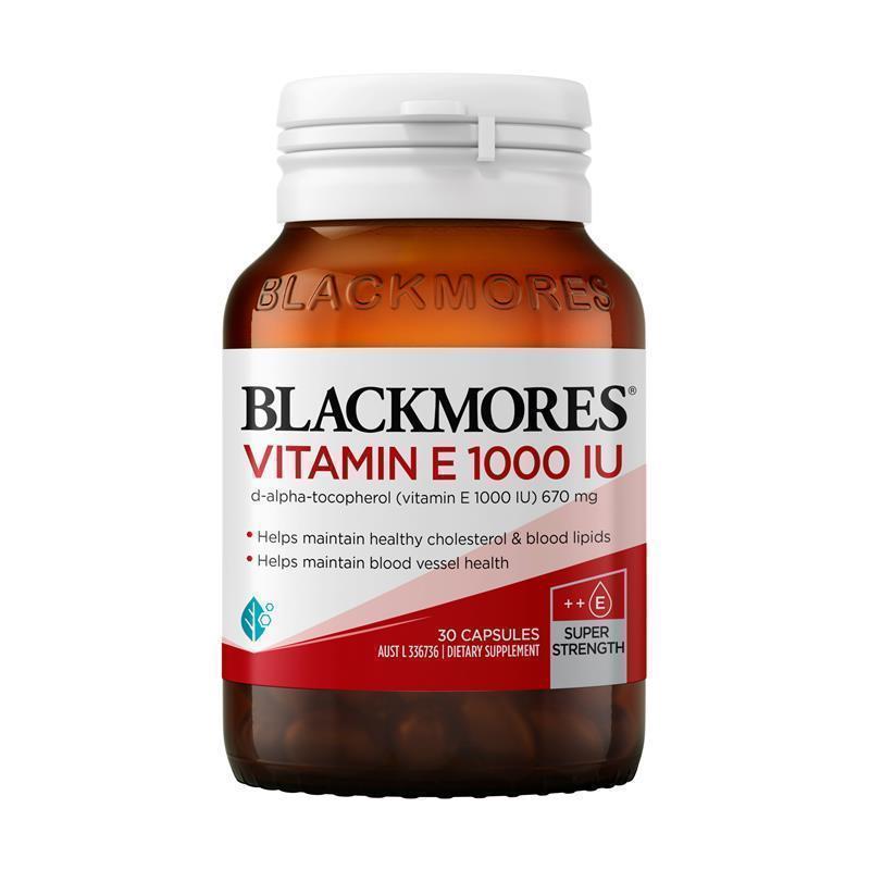 Blackmores Vitamin E 1000IU 30 Capsules - GimmeNow