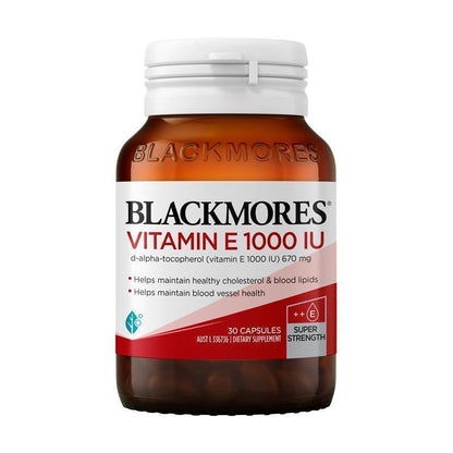 Blackmores Vitamin E 1000IU 30 Capsules - GimmeNow