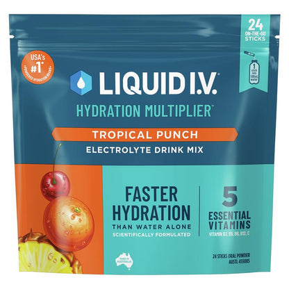Liquid IV Hydration Tropical Punch 24 Sachets
