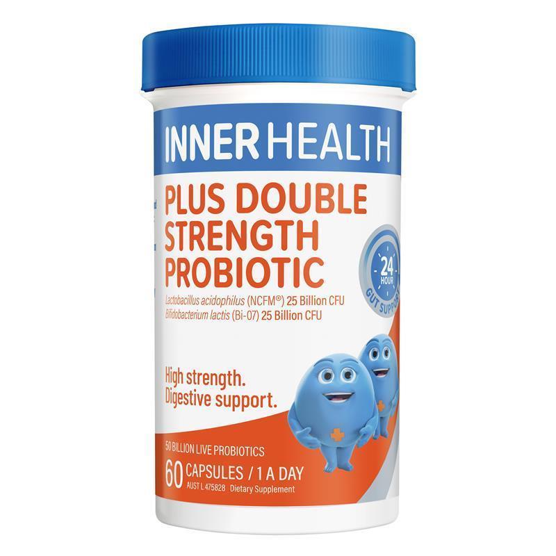 Inner Health Plus Double Strength Probiotic 60 Capsules