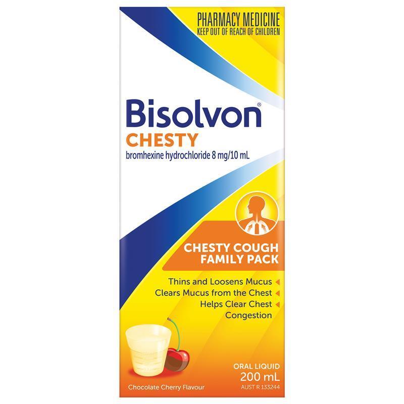Bisolvon Chesty Oral Cough Liquid 200ml