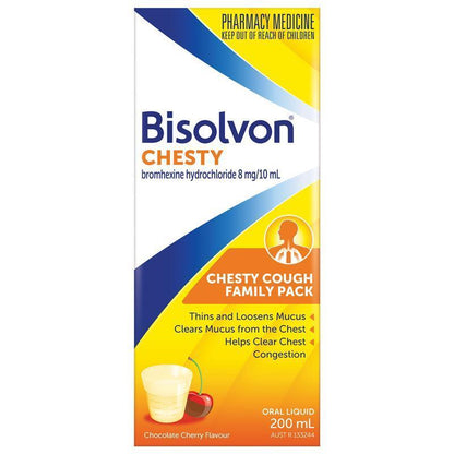 Bisolvon Chesty Oral Cough Liquid 200ml