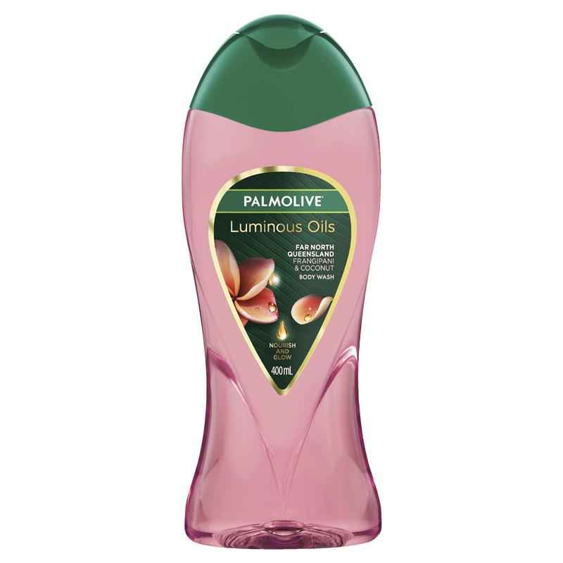 Palmolive Luminous Oils Body Wash Frangipani & Coconut 400ml