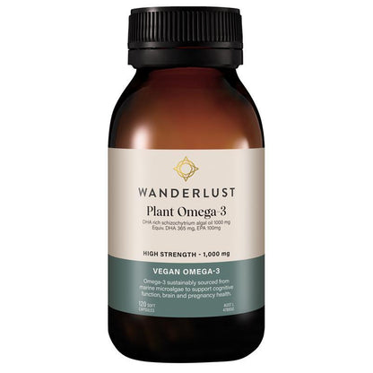 Wanderlust Plant Omega-3 120 Capsules