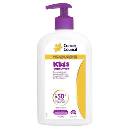 Cancer Council SPF 50+ Kids 500ml Pump