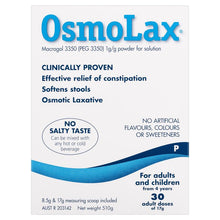 OsmoLax Laxative Powder 30 Dose 510g - Macrogol Constipation Relief with No Salty Taste, Flavour Free & Salt Free