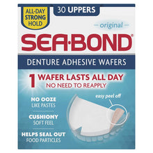 Sea Bond Denture Adhesive Uppers 30