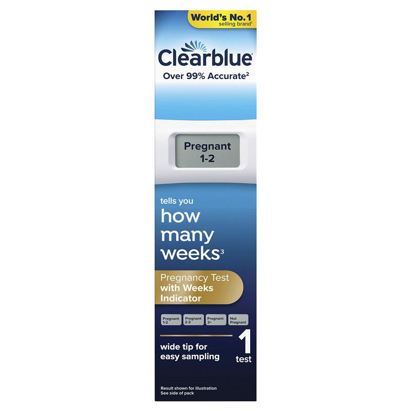 Clearblue Digital Pregnancy Test Weeks Indicator 1 Test