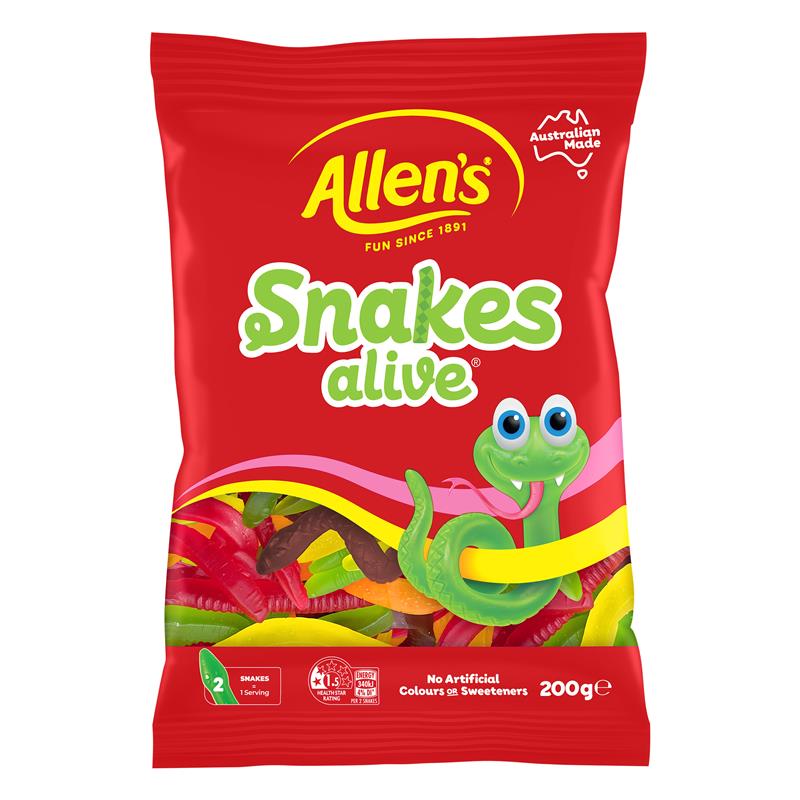 Allens Snakes Alive 200g