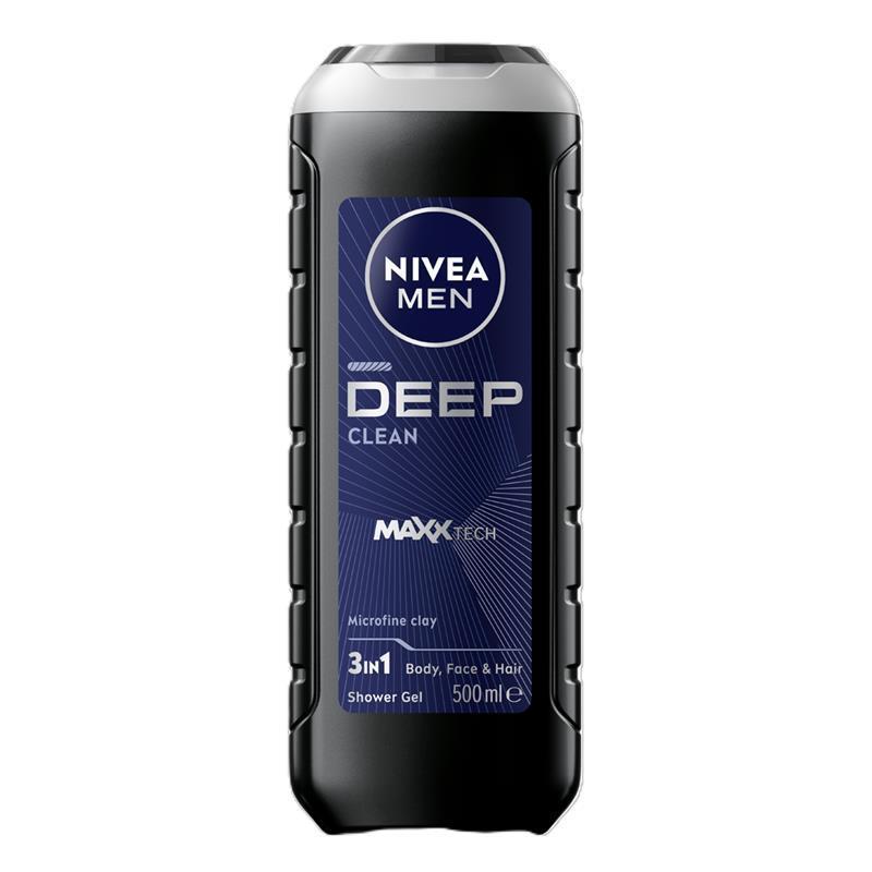 NIVEA for Men Deep Shower Gel 500ml