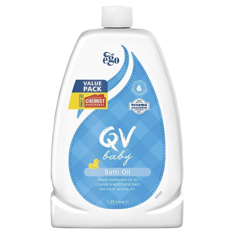 Ego QV Baby Bath Oil 1.25L Exclusive Size