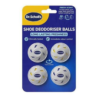 Dr.Scholls Shoe Deodoriser Balls 4 Pack