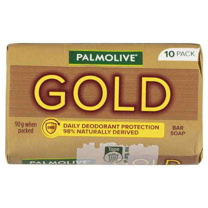 Palmolive Gold Bar Soap Daily Deodorant protection 10 pack x 90g