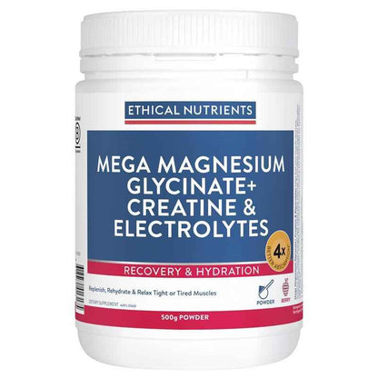 Magnesium Glycinate, Creatine & Electrolyte Powder 500g