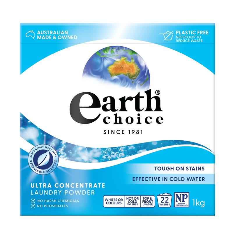 Earth Choice Laundry Powder Dual Format 1 kg
