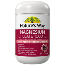 Nature's Way Magnesium Chelate 1000mg 100 Tablets