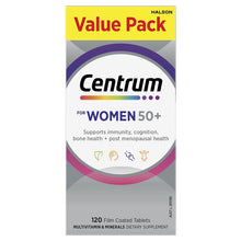 Centrum Multivitamin For Women 50+ 120 Tablets Exclusive Size