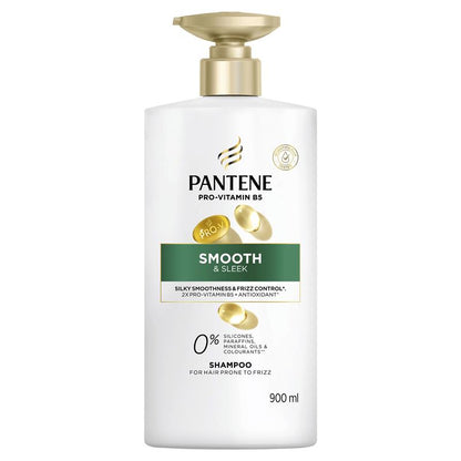 Pantene Smooth & Sleek Shampoo 900ml