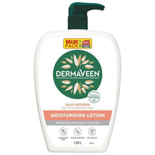 DermaVeen Daily Nourish Moisturising Lotion 1.25L Exclusive Size