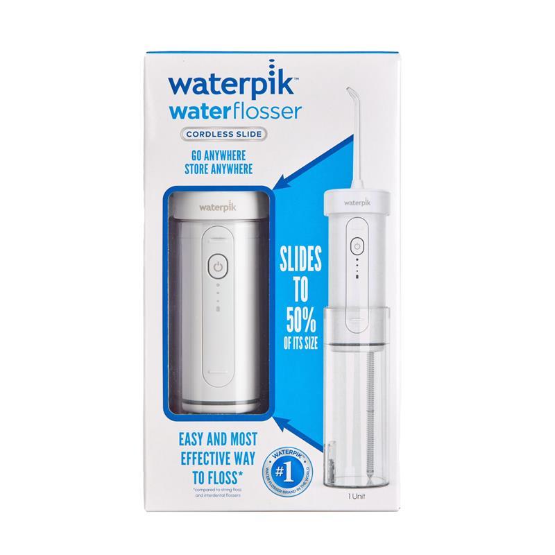 Waterpik Cordless Slide Travel Water Flosser White