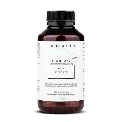 JSHEALTH Fish Oil + 120 Capsules